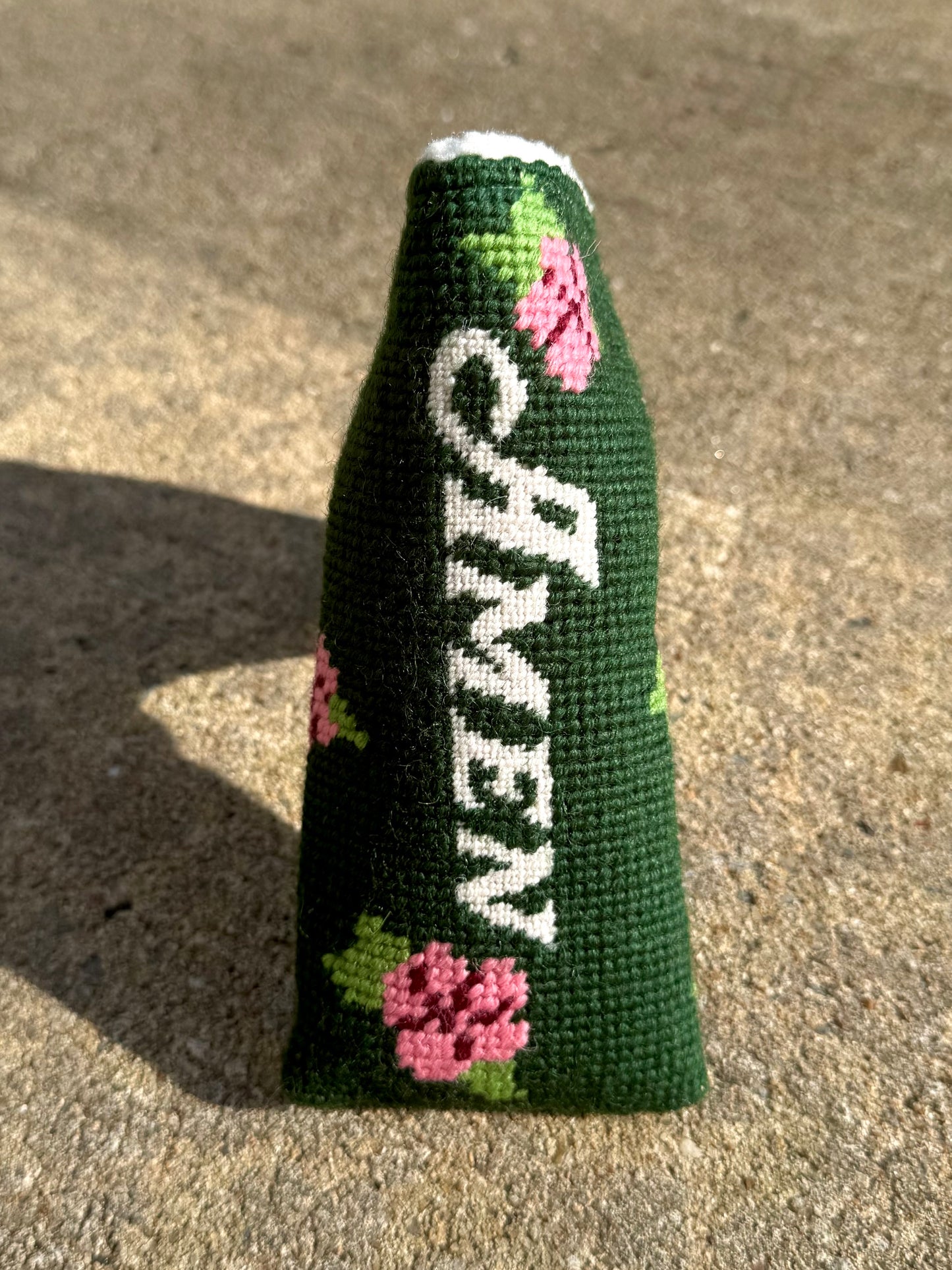 Limited Amen needlepoint blade putter cover