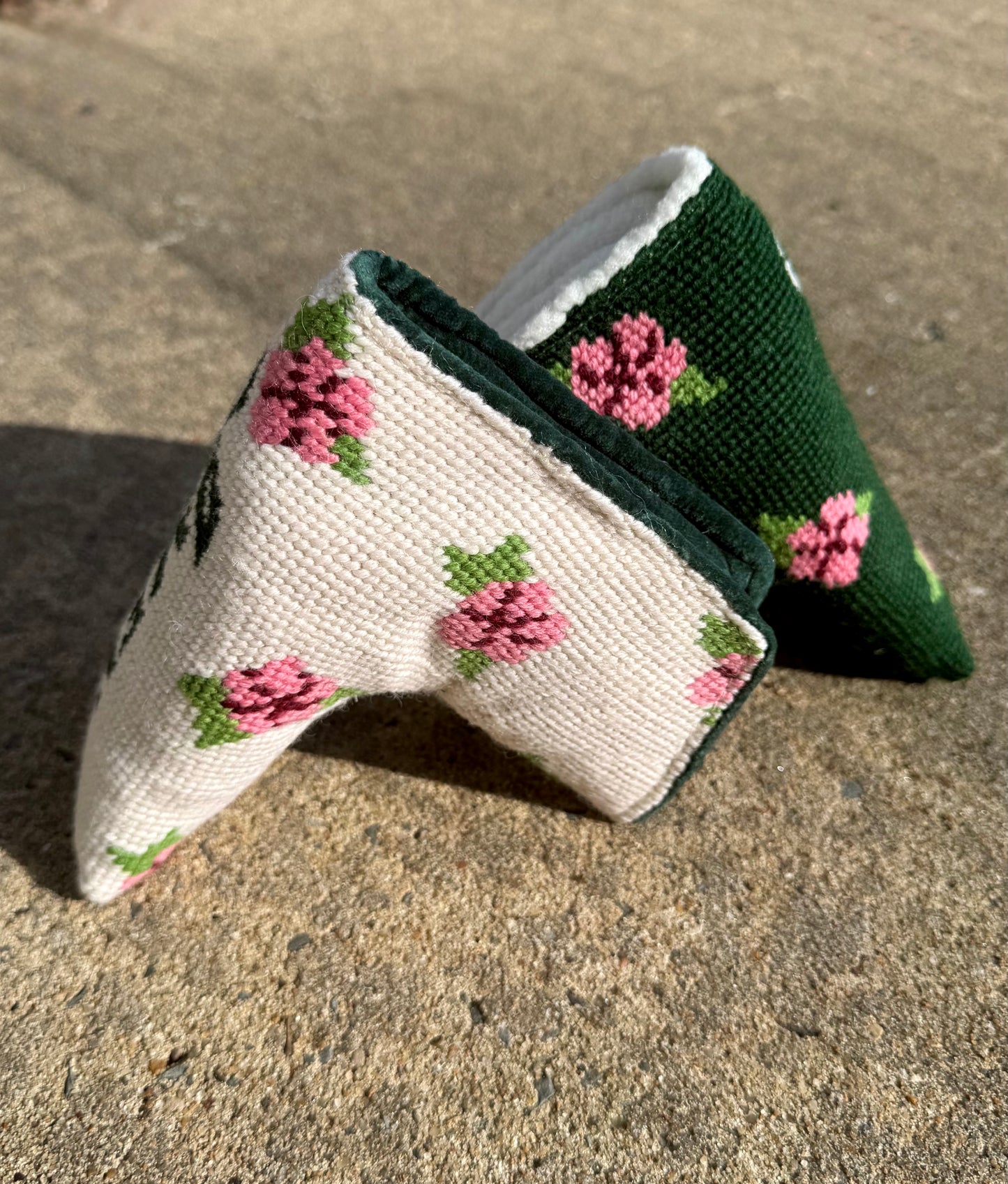 Limited Amen needlepoint blade putter cover