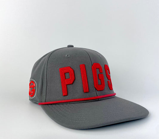 "OG" PIGS - Anthracite - Snapback - Flat Bill