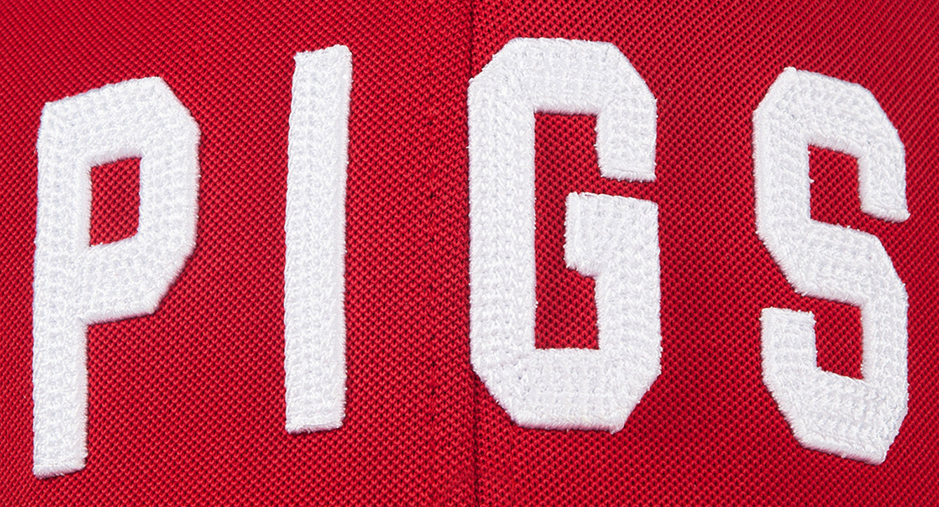 "OG" PIGS - Red - Snapback - Curved Bill