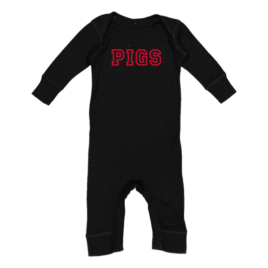 PIGS Infant romper Black