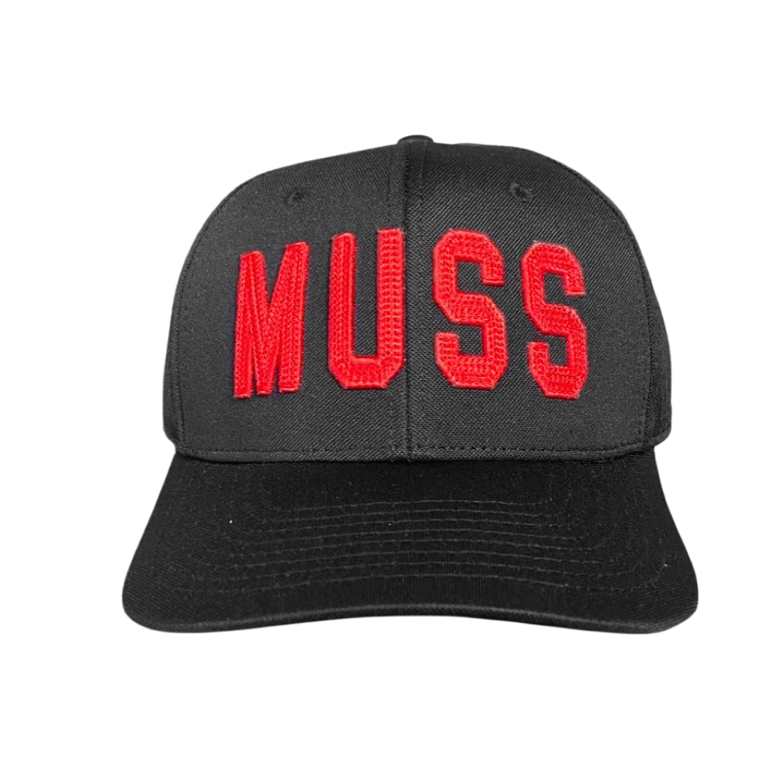 MUSS- Black - Snapback - Flat Bill