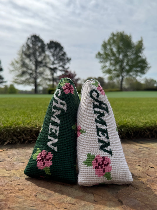 Limited Amen needlepoint blade putter cover