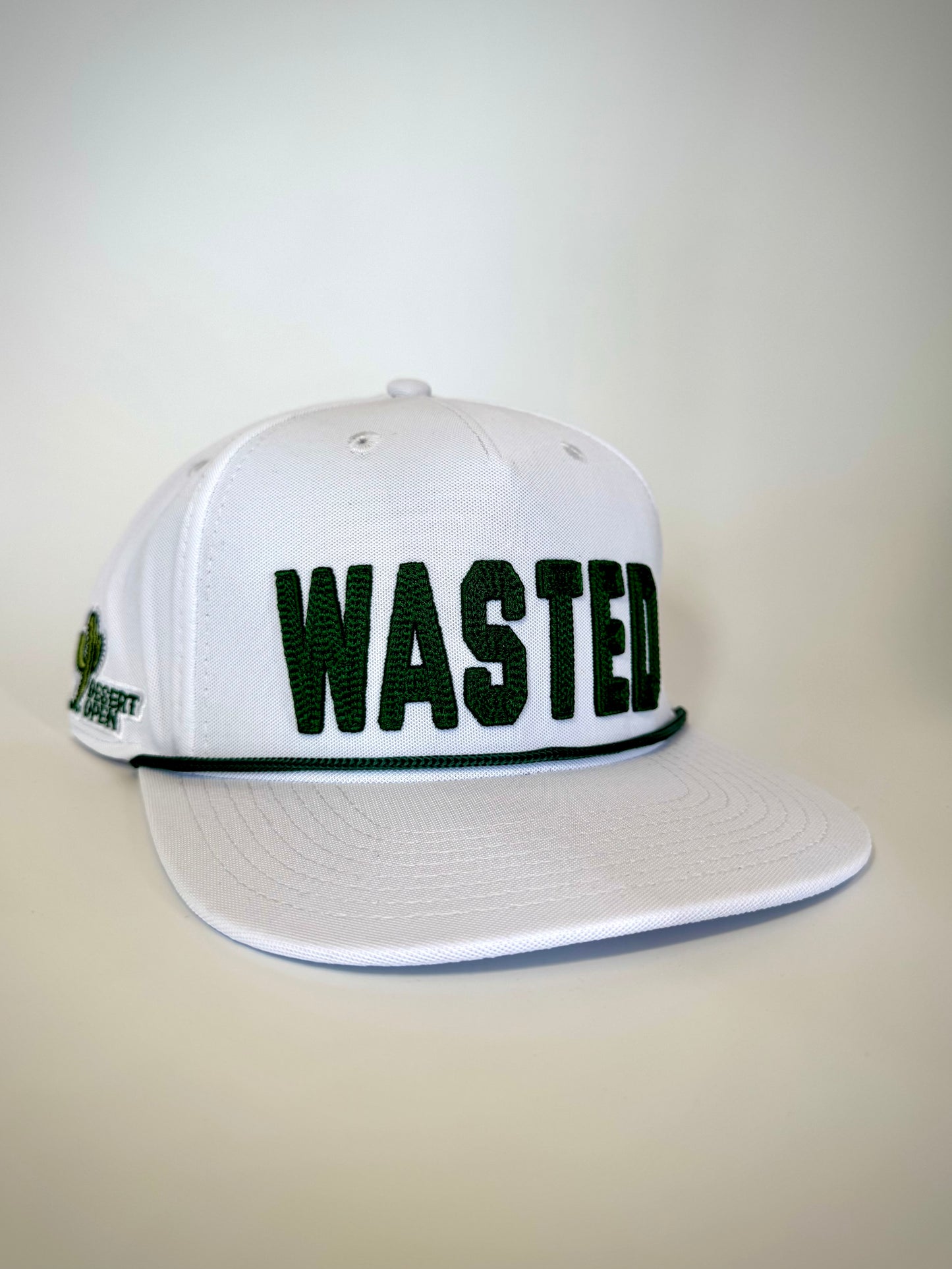 DESERT OPEN SnapBack- White Flat