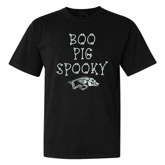 BOO PIG SPOOKY- Black with Glow ink