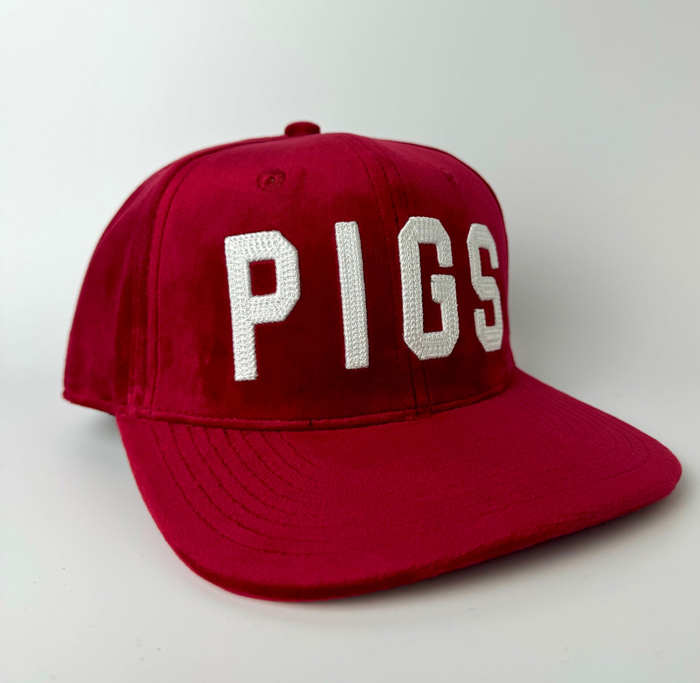 Lux PIGS - RED - Flat Bill