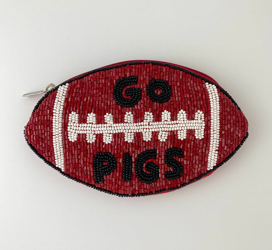 GO PIGS Football Coin Purse