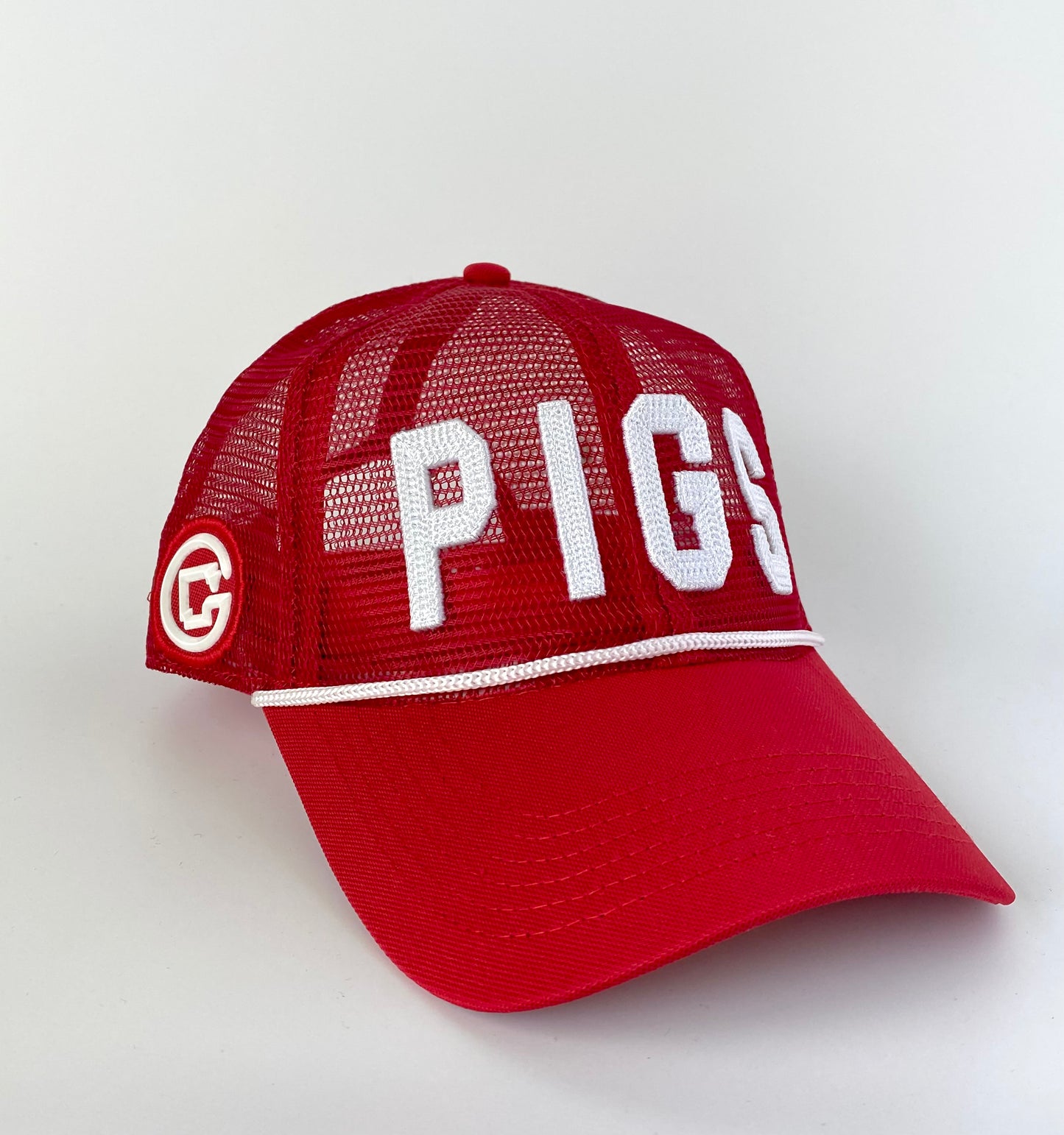 PIGS Wrap around Mesh- Red Curved
