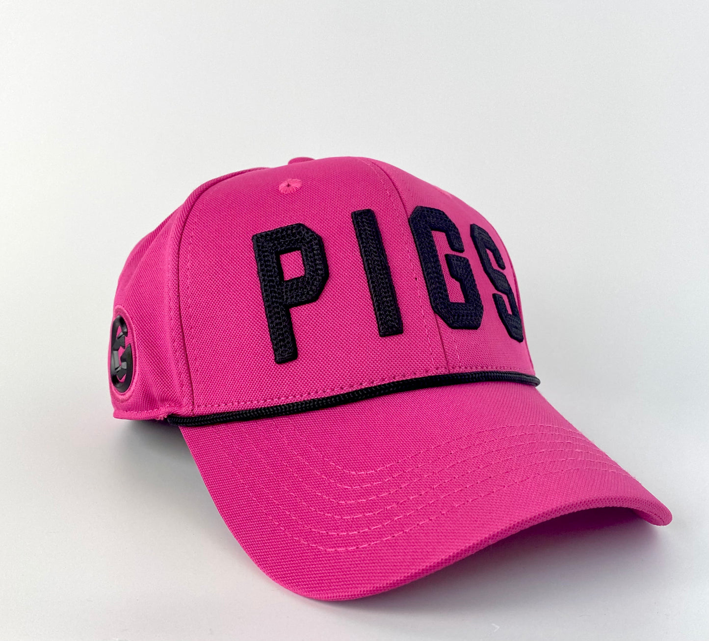 "OG" PIGS -Bubblegum with Black - Snapback - Curved Bill