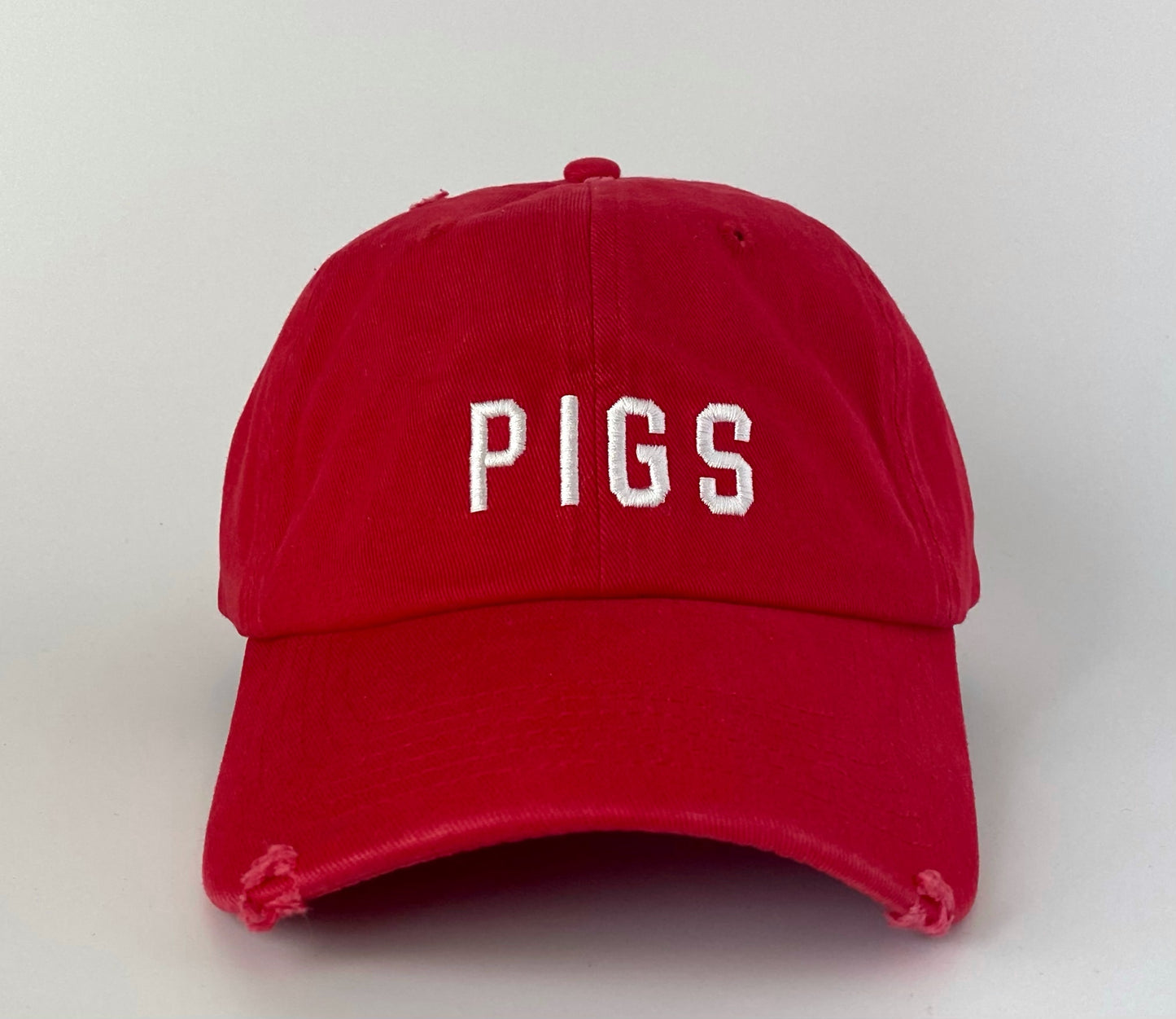 PIGS - RED - Dad Hat
