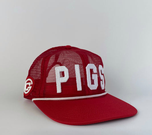 PIGS Wrap around Mesh- Red Flat