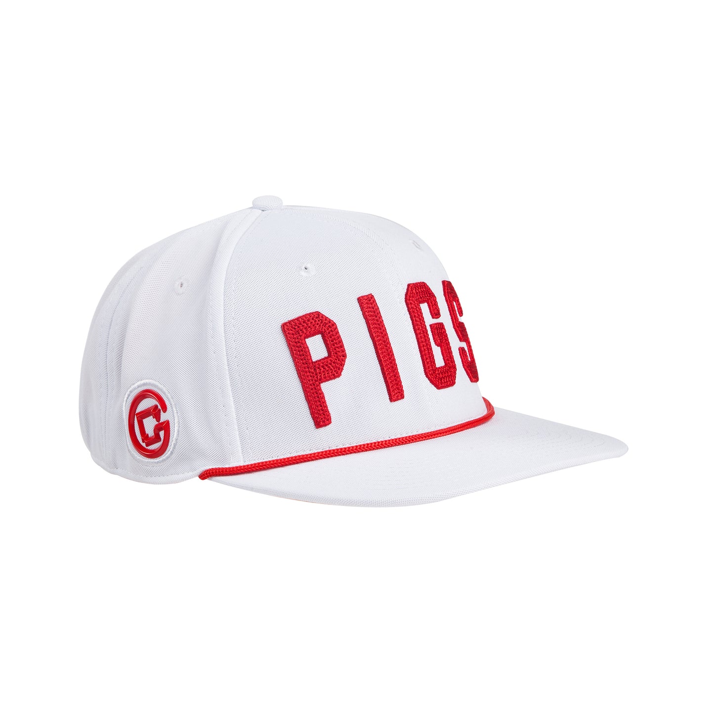 "OG" PIGS - White - Snapback - Flat Bill