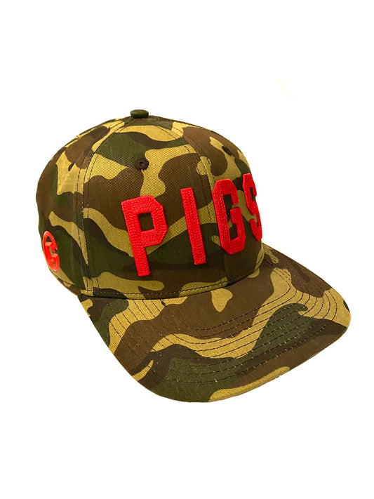 "OG" PIGS - Old School Camo - Snapback - Flat Bill