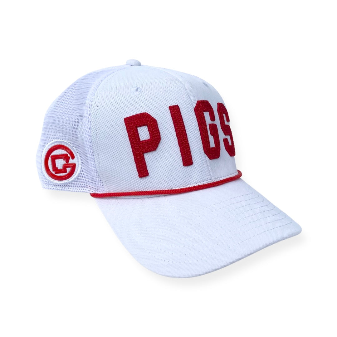 PIGS 2.0 Mesh- WHITE Curved