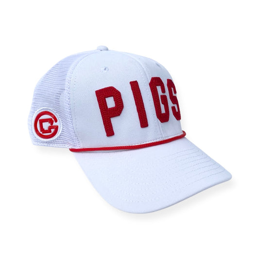 PIGS 2.0 Mesh- WHITE Curved