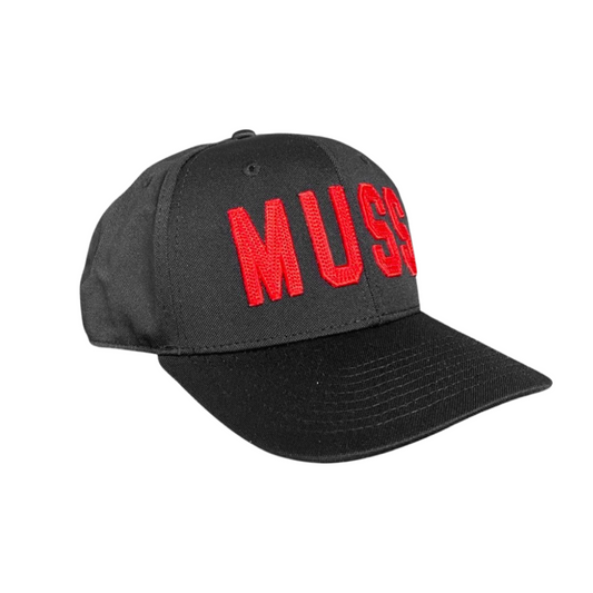 MUSS- Black - Snapback - Flat Bill