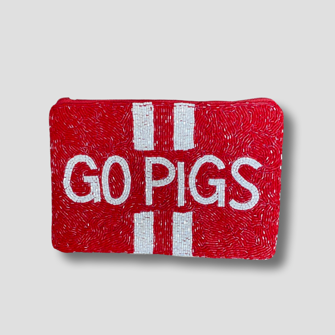 GO PIGS coin purse