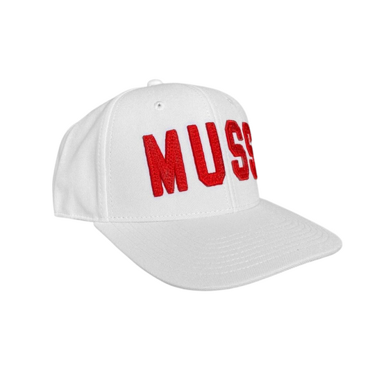 MUSS- White - Snapback - Flat Bill