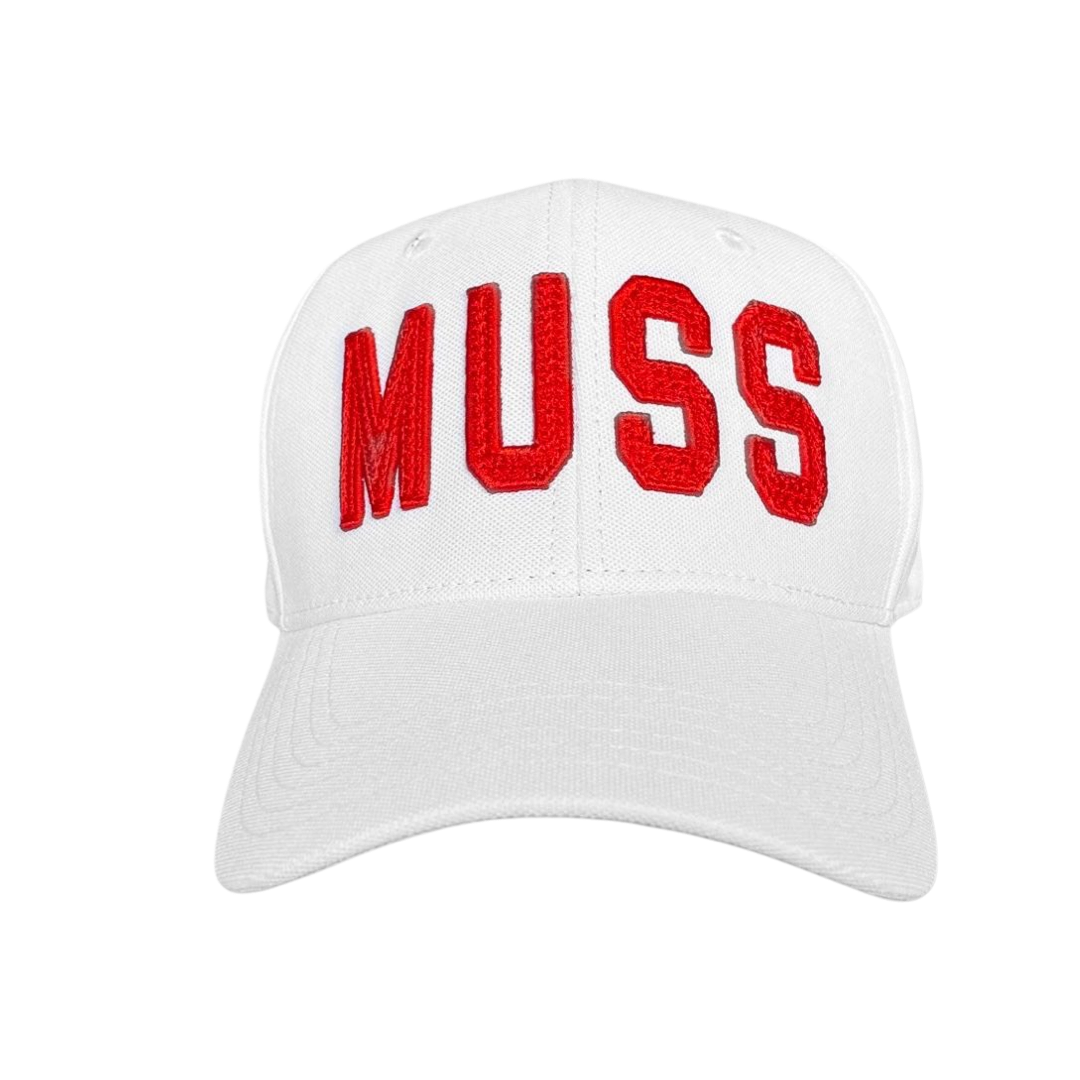 MUSS- White - Snapback - Curved Bill