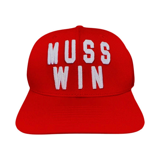 MUSS WIN- Red - Snapback - Flat Bill