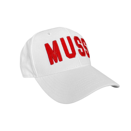 MUSS- White - Snapback - Curved Bill
