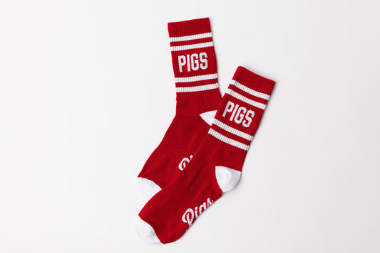 Game Day Crew Socks - Red